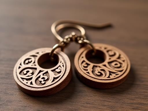 Anting-anting kayu custom