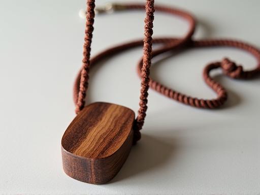 Rantai kayu buatan tangan